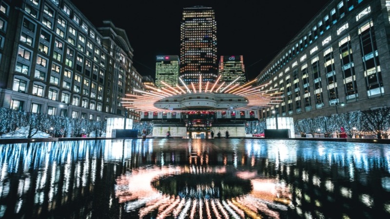 Фестивали света 4 Canary Wharf Winter Lights 4