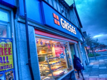 работа в Великобритании пекарня Greggs